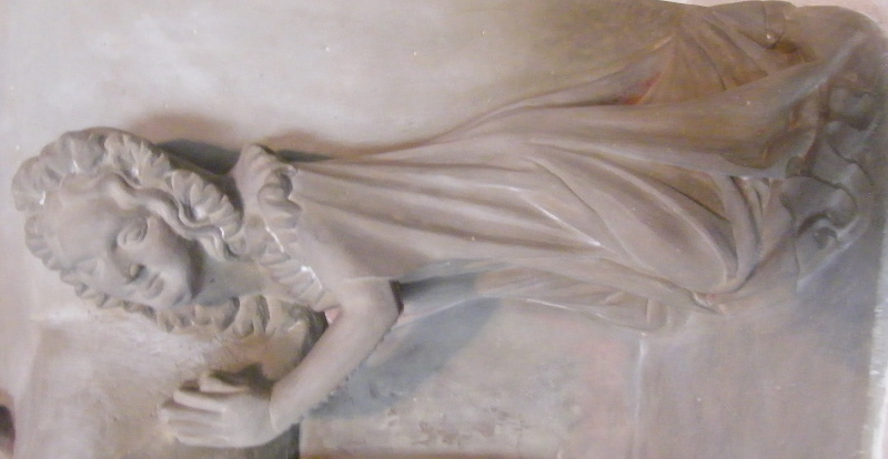 Germany Wurzburg Burgerspital Johann von Steren 1319 and wife